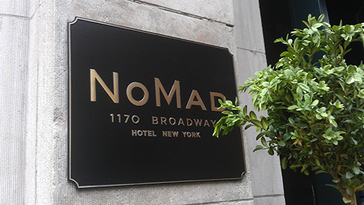 entrada do hotel (fonte: site Nomad)