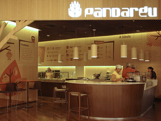 O restaurante Pandaréu, que fica no piso térreo do Shopping Vila Olímpia (Fonte: Kojima)