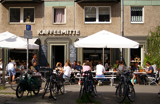 Fachada do Kaffeemitte, localizado na Weinmeisterstraße em Mitte (Fonte: Sty;le by Bru)
