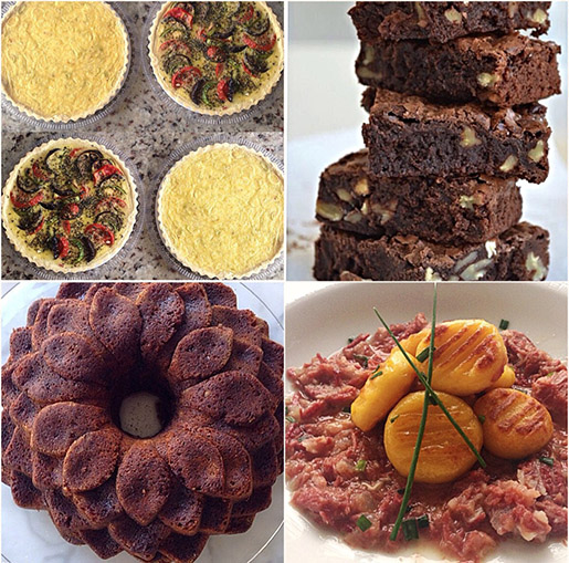 Alguns dos pratos feitos pela Bi - um melhor que o outro! Sigam ela no instagram @bisimoes_cozinhaautoral