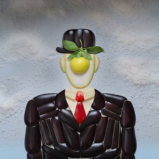 Rene Magritte: frutas e legumes