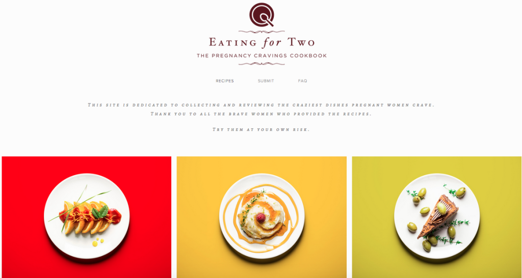 O site: Eating for Two