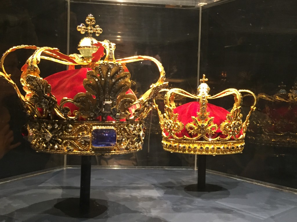 Algumas das coroas do Rei...