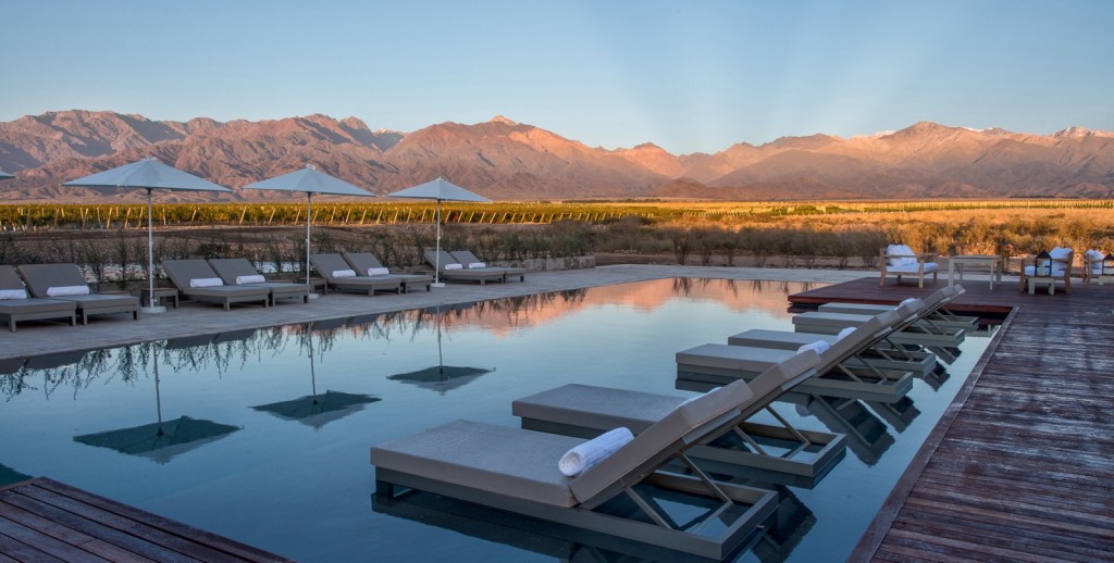 A piscina nada básica do The Vines of Mendoza (Fonte: Site Vines of Mendoza)